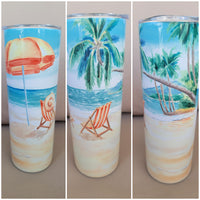 Beach Painting Tumbler