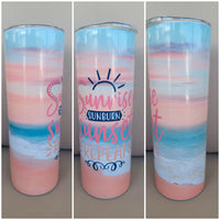 Sunrise Beach Tumbler