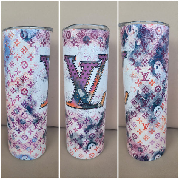 LV Purple Halloween Tumbler