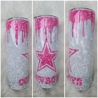 Cowboys Pink Tumbler