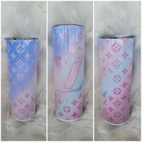 Pastel Ombre LV Tumbler