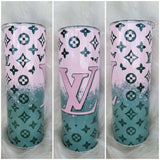 Pink & Sage LV Tumbler