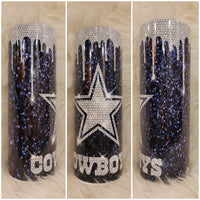 Cowboys Sparkle Tumbler