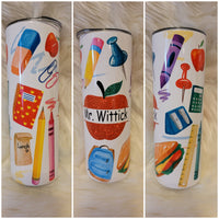 Personalized Teacher Tumbler