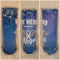 Lung Cancer Awareness Tumbler