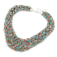 Handmade Weave Bead Necklace