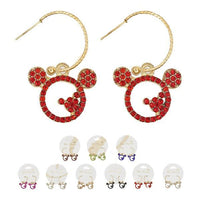 Mickey Small Gold Hoops