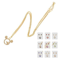 Mickey Necklace & Earring Set