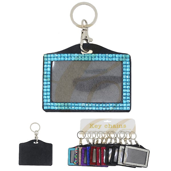 Bling ID Holder Keychains