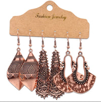 Cooper 3 pair Earring Set