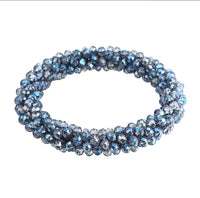 Blue Cluster Bead Bracelet