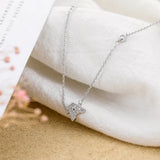 Dainty Initial Silver Bracelet