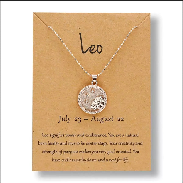 Leo Rose Gold Necklace