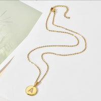 Gold Bling Initial Necklace