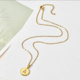 Gold Bling Initial Necklace