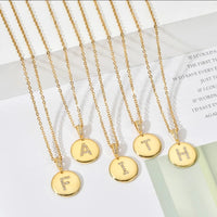 Gold Bling Initial Necklace