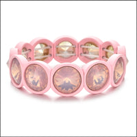 Frost Pink Gems Pink Bracelet