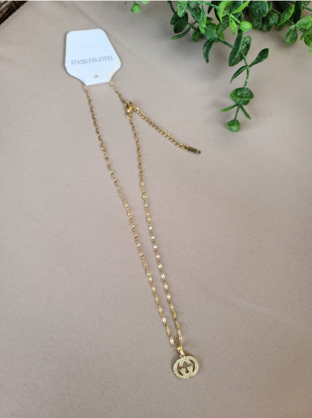 GG Gold Stainless Steel Necklace