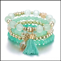 Boho Green Bracelet Set