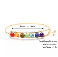 Chakra Gold Bangle