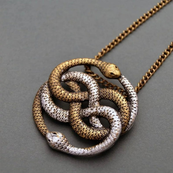 Double Snake Necklace