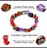 Natural Cracked Agate Bracelet