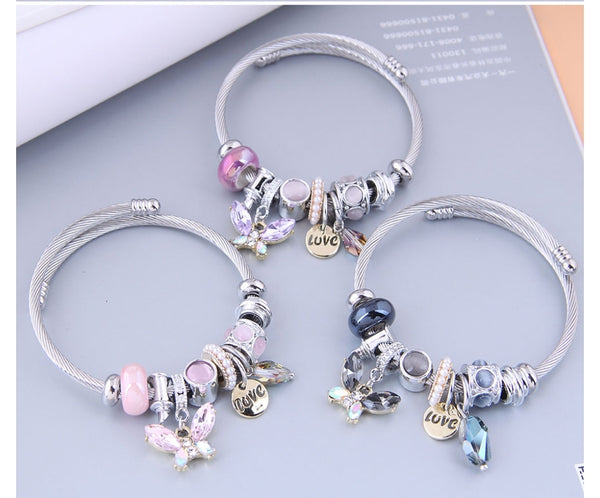 Butterfly Charm Bracelets