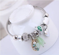 Green Theme Charm Bracelet