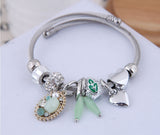 Green Theme Charm Bracelet