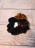 Browns Velvet Scrunchie 3 pack