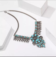 Turquoise Statement Necklace