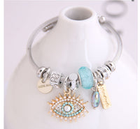 Stylish Eye Charm Bracelet