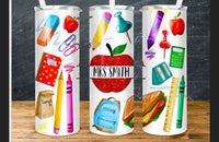 Personalized Teacher Tumbler