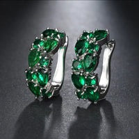 Emerald Diamond Earrings