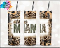 Boy Mama Animal Print Tumbler