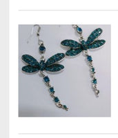 Dragonfly Dangly Earrings