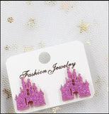 Glitter Minnie Earrings