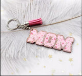 Floral Mom Keychains