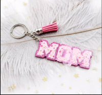 Floral Mom Keychains