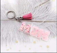 Floral Mom Keychains