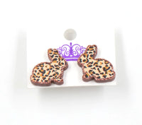 Bunny Animal Print Studs