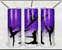 Purple Ballerina Tumbler