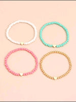 4 PC Beaded Bracelet Set