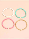 4 PC Beaded Bracelet Set