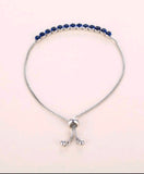 Sapphire Blue Silver Bracelet