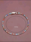 Colorful Gems Tennis Bracelet