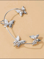 Rhinestone Butterfly Ear Wrap 1 pc.