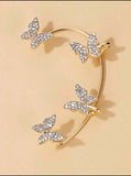 Rhinestone Butterfly Ear Wrap 1 pc.