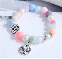 Colorful Tree Charm Bracelet