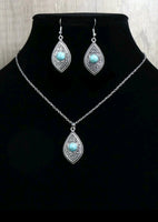 3 pc Turquiose Necklace Set